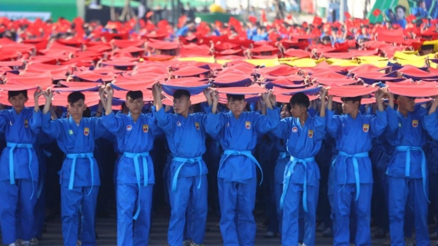 60,000 students in Ho Chi Minh City perform Vovinam, setting dual records