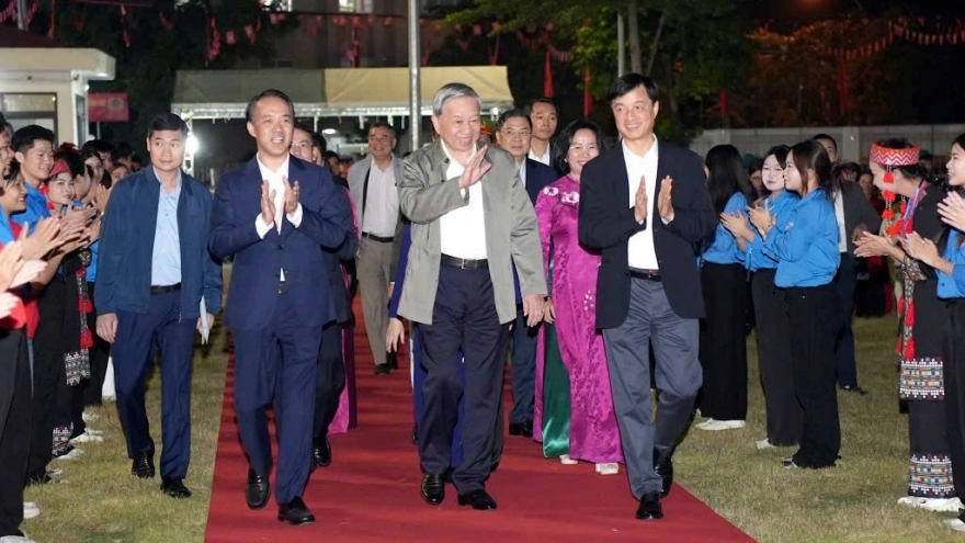 Party chief To Lam attends Great National Unity Festival in Hanoi