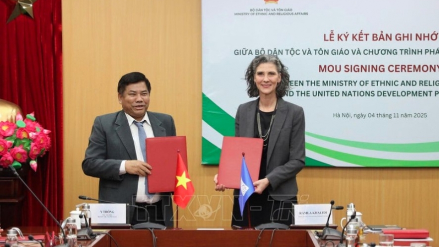 Vietnam, UNDP boost international cooperation on ethnic affairs