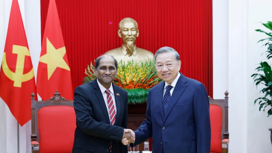 Party chief congratulates Singaporean ambassador on successful tenure