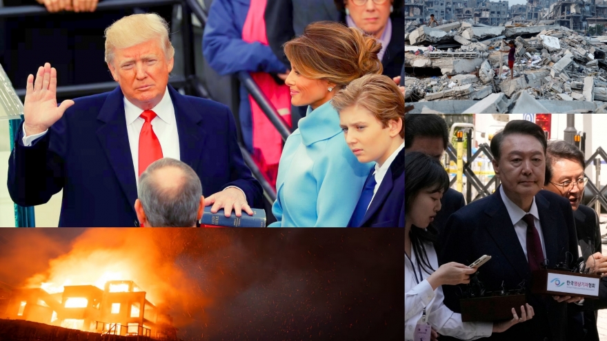 Nhìn lại những sự kiện quốc tế đáng chú ý tháng 1/2025