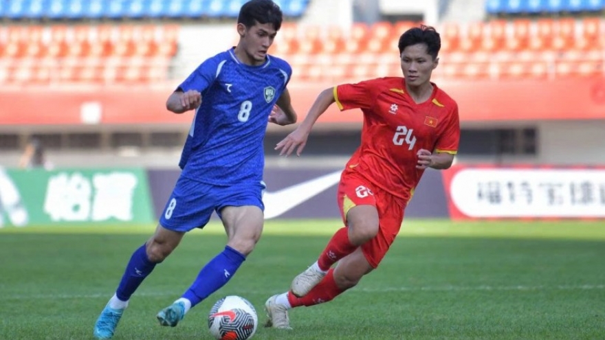 Vietnam narrowly lose to U22 Uzbekistan, coach highlights areas for improvement