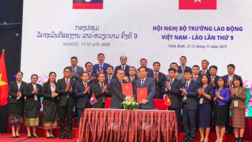 Vietnam, Laos hold 9th ministerial conference on labour in Ninh Binh