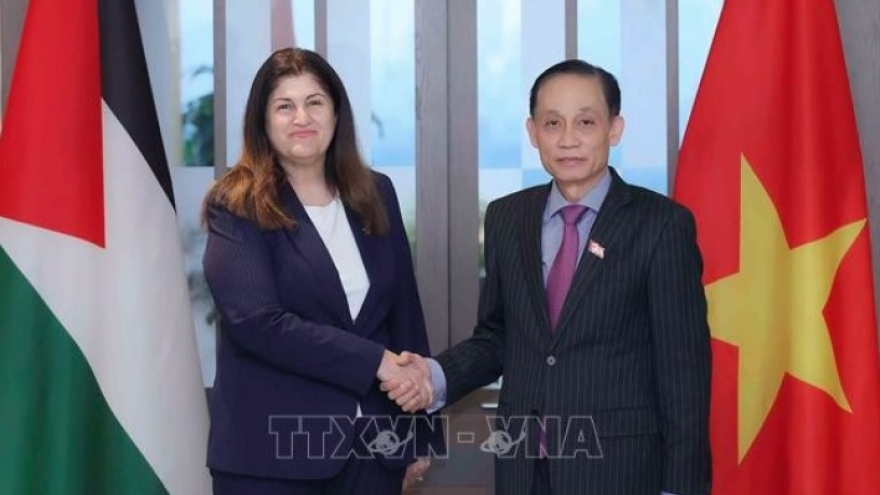 Vietnamese Minister of Foreign Affairs holds talks with Palestinian counterpart
