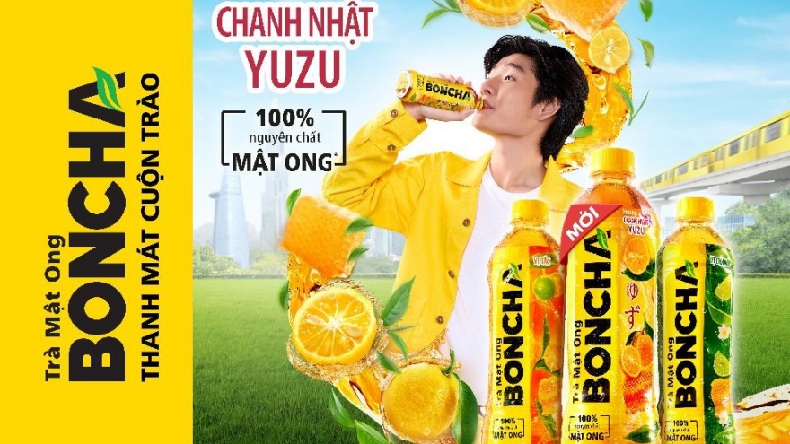 Trà mật Ong BONCHA "Ghi điểm" sáng tạo với phiên bản chanh Nhật YUZU mới