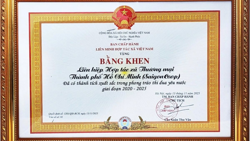Saigon Co.op được khen thưởng tại Đại hội Thi đua yêu nước lần thứ V
