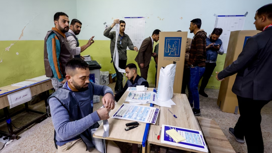 Phe của Thủ tướng Iraq tuyên bố chiến thắng trong cuộc bầu cử Quốc hội