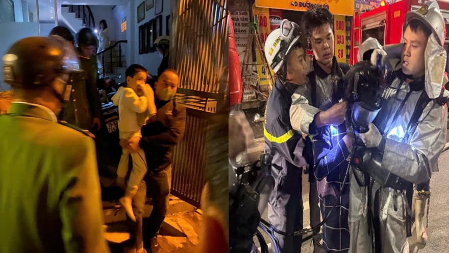 Cháy liên tiếp trong đêm, Cảnh sát PCCC Hà Nội cứu nạn thành công 9 người