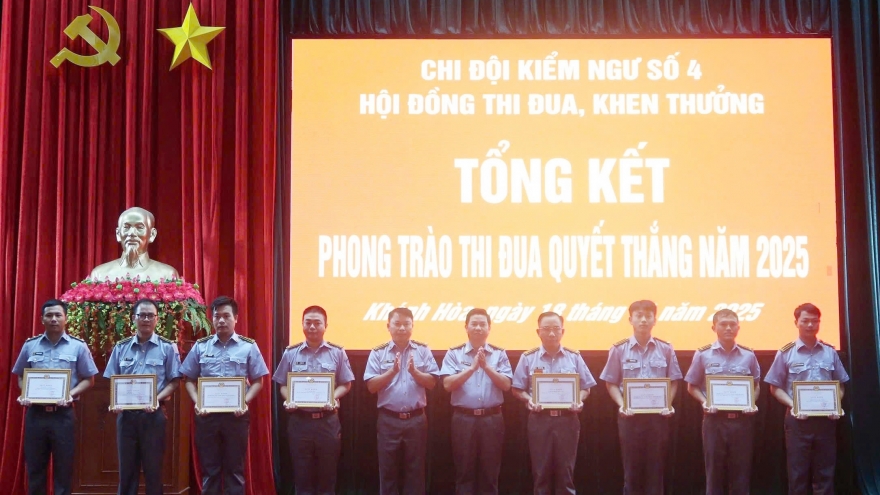 Chi đội Kiểm ngư số 4: Nhìn lại năm 2025 qua những con số ấn tượng