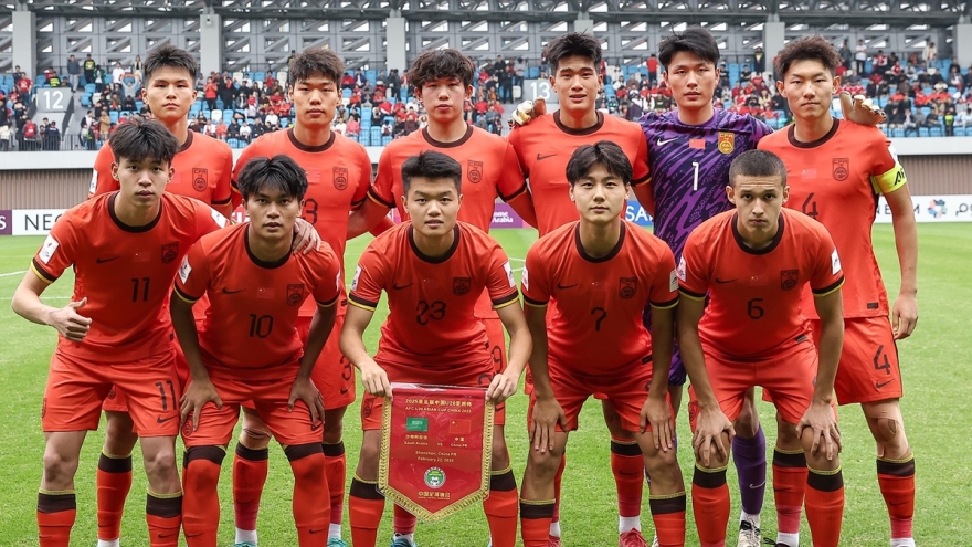 U22 Trung Quốc gặp khó khăn lớn về lực lượng trước ngày thi đấu với U22 Việt Nam
