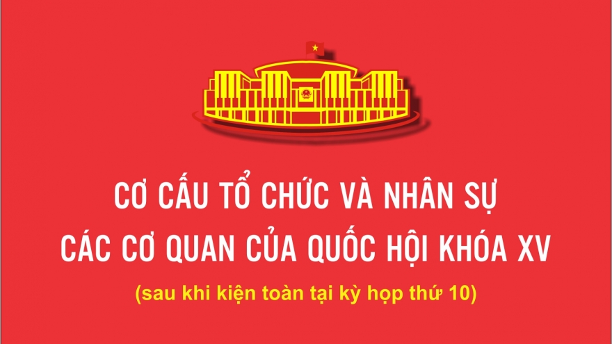 Cơ cấu tổ chức và nhân sự các cơ quan của Quốc hội khóa XV