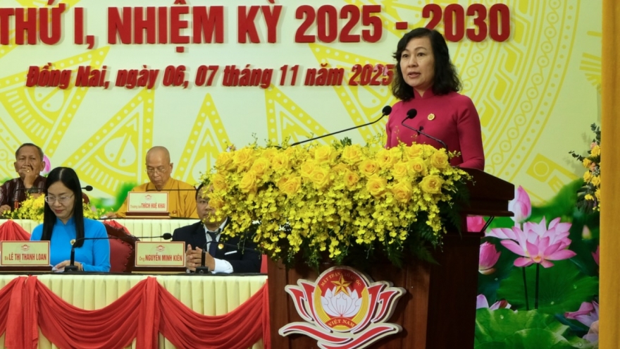 Bà Huỳnh Thị Hằng giữ chức Chủ tịch MTTQ Việt Nam tỉnh Đồng Nai