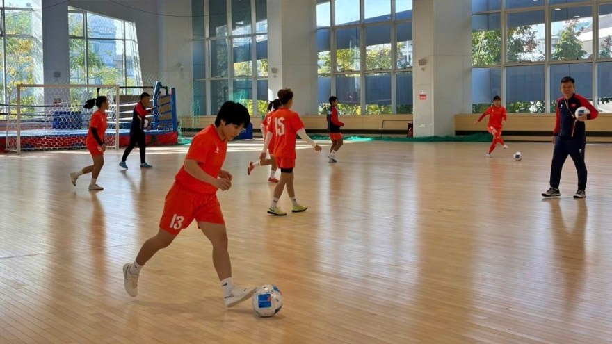 ĐT Futsal nữ Việt Nam quyết đổi màu huy chương ở SEA Games 33