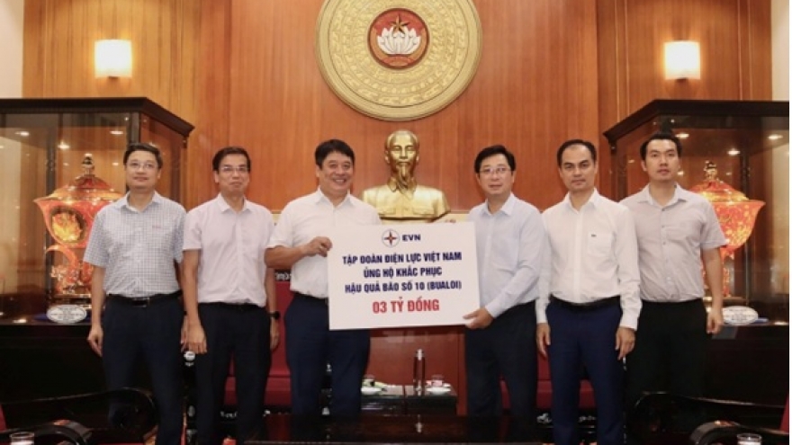 EVN chung tay ủng hộ nhiều địa phương khắc phục hậu quả các cơn bão, lũ lụt 2025