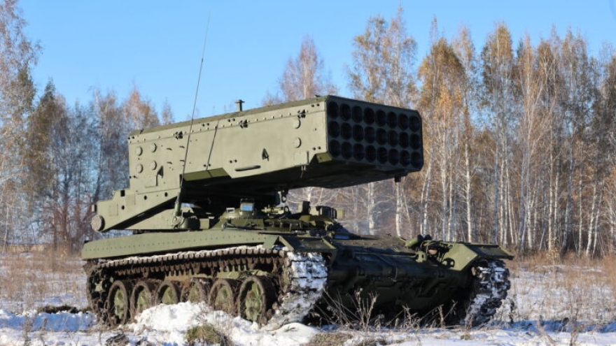 Nga nâng cấp TOS-1A thành “hỏa thần diệt UAV” từ kinh nghiệm thực chiến