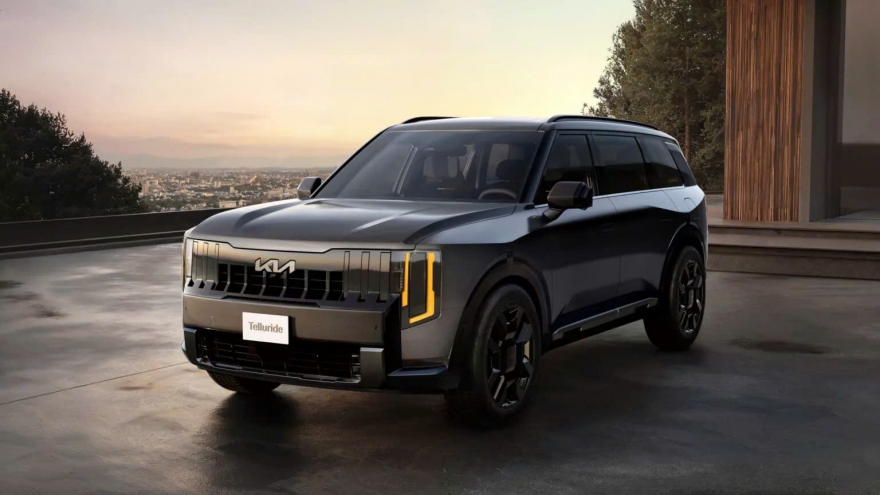 Lộ hình ảnh đầu tiên của mẫu Kia Telluride 2027