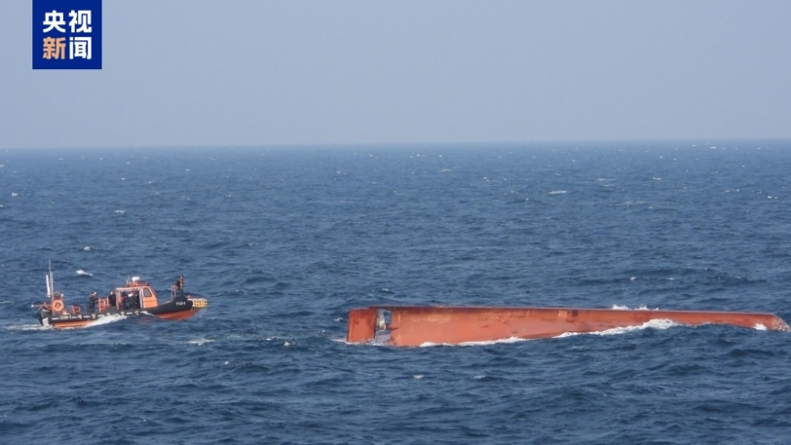 Thêm một tàu cá Trung Quốc bị lật ở vùng biển gần Hàn Quốc, 9 người mất tích