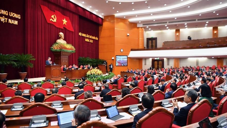 Toàn cảnh khai mạc Hội nghị lần thứ 14 Ban Chấp hành Trung ương Đảng khoá XIII