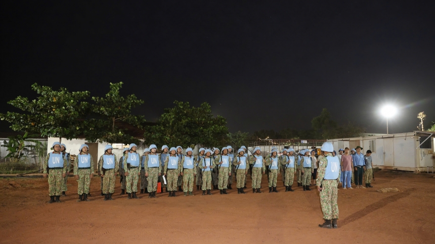 Lính Mũ nồi xanh Việt Nam nâng cao khả năng sẵn sàng chiến đấu tại Nam Sudan