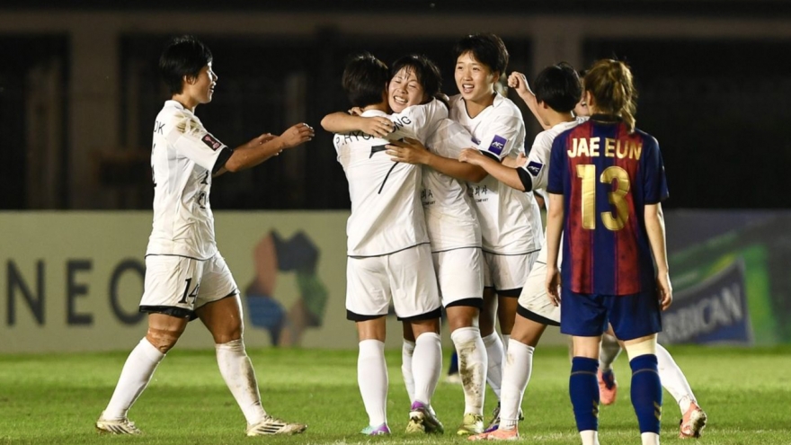 Bảng xếp hạng cúp C1 nữ châu Á mới nhất: Đội bóng Triều Tiên vươn lên
