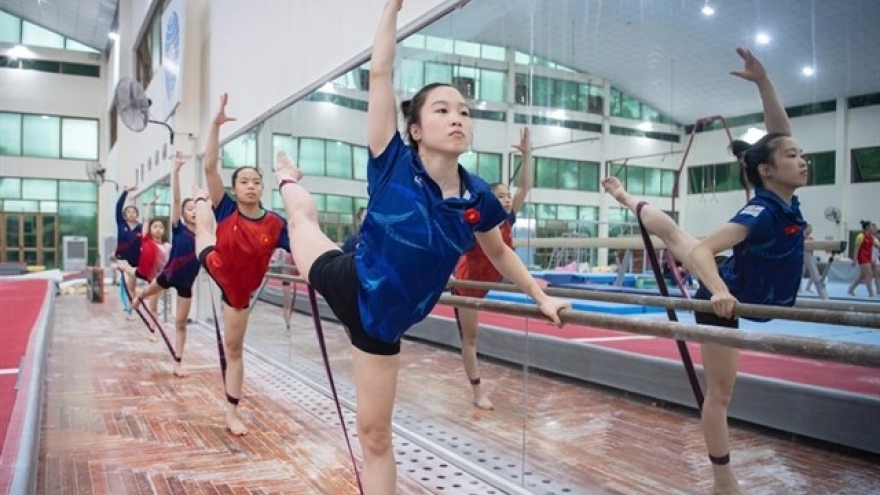 Vietnamese gymnastics team targets gold medals at SEA Games 33