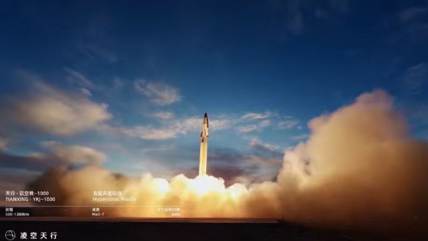 Công ty tư nhân Trung Quốc trình làng tên lửa siêu thanh