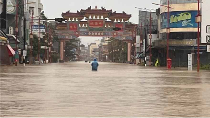 Thái Lan: Lũ lịch sử tại Hat Yai, hàng trăm cộng đồng cư dân phải sơ tán khẩn cấp