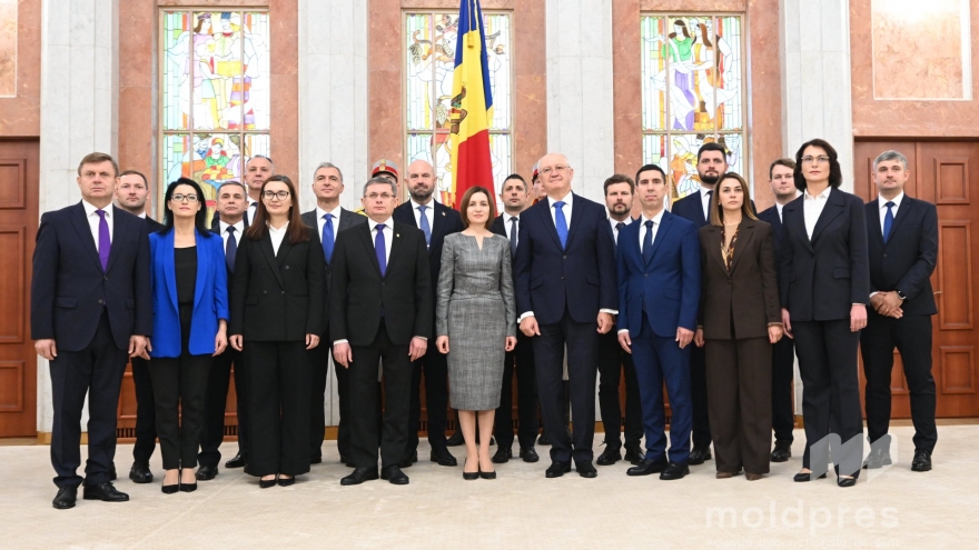 Chính phủ của tân Thủ tướng Moldova tuyên thệ nhậm chức