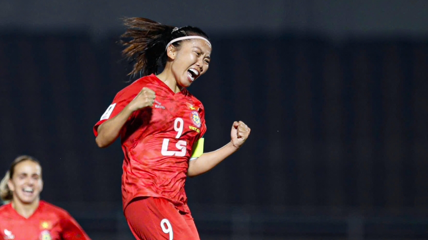 Huỳnh Như ghi siêu phẩm, CLB nữ TP.HCM khởi đầu thuận lợi ở cúp C1 nữ châu Á