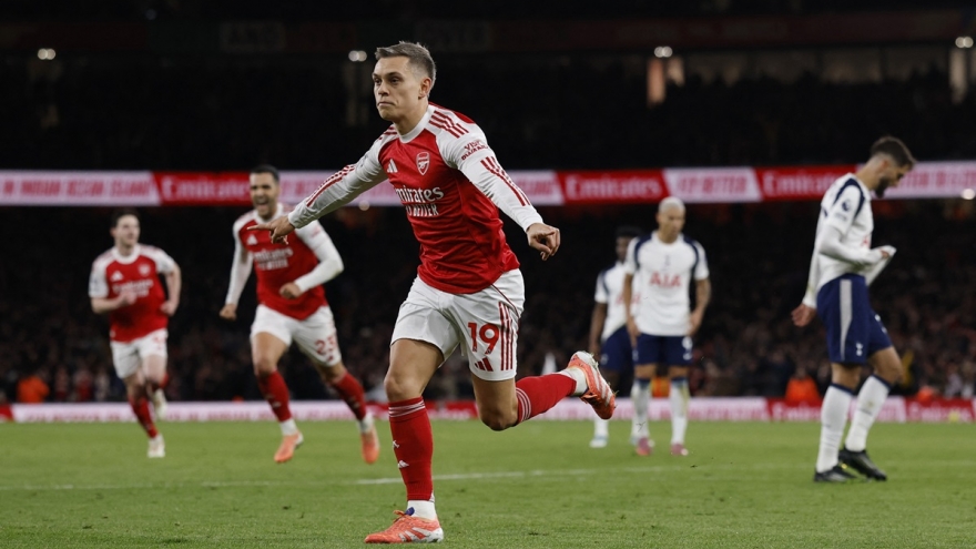 Bảng xếp hạng Ngoại hạng Anh mới nhất: Arsenal xây chắc ngôi đầu