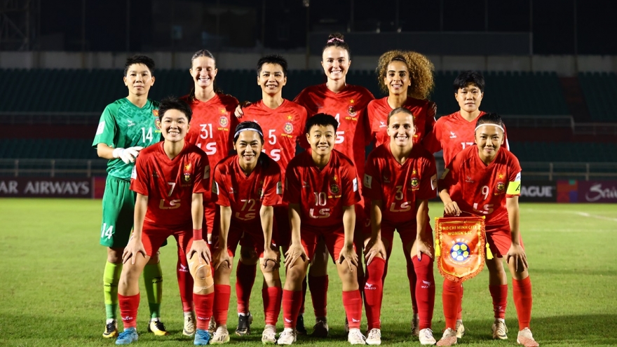 CLB nữ TP.HCM nhận thưởng nóng sau khi xuất sắc vào tứ kết Cúp C1 nữ châu Á