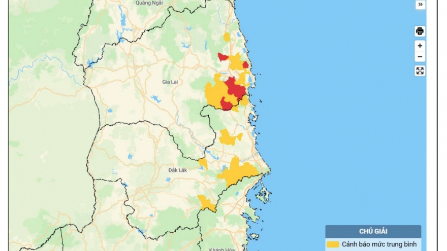 Cảnh báo sạt lở đất, sụt lún đất do mưa lũ, dòng chảy tại Gia Lai và Đắk Lắk