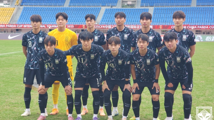 U22 Hàn Quốc vô địch Panda Cup 2025, trụ cột U22 Việt Nam chấn thương nặng