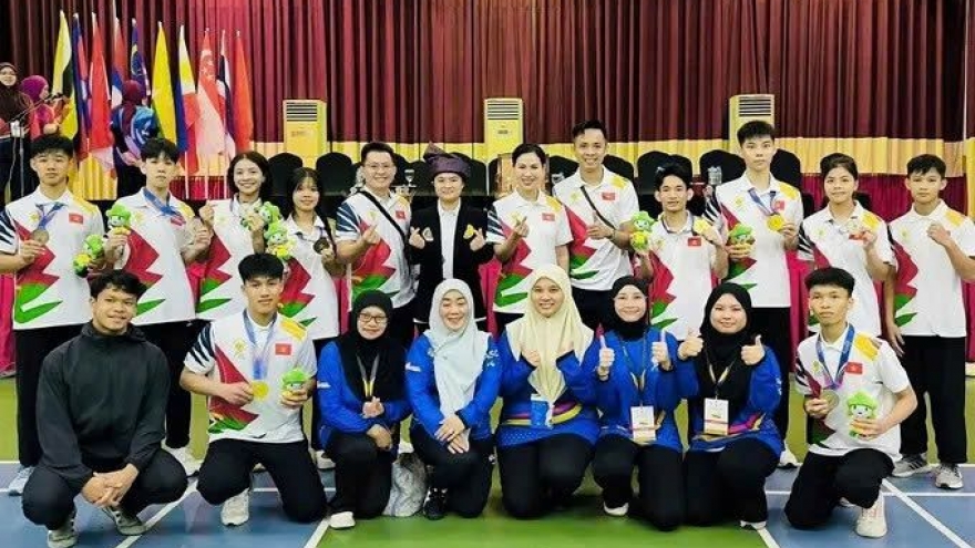 Four more golds for Vietnam at 2025 ASEAN School Games in Brunei