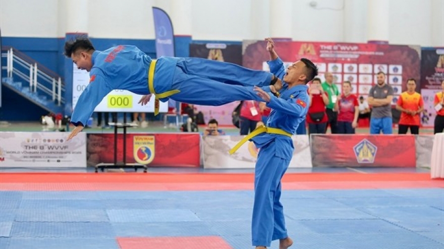 Vietnam leads medal tally at World Vovinam Championship in Bali