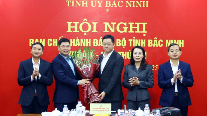 Chủ nhiệm Ủy ban Kiểm tra Tỉnh ủy Trần Huy Phương làm Phó Bí thư Bắc Ninh