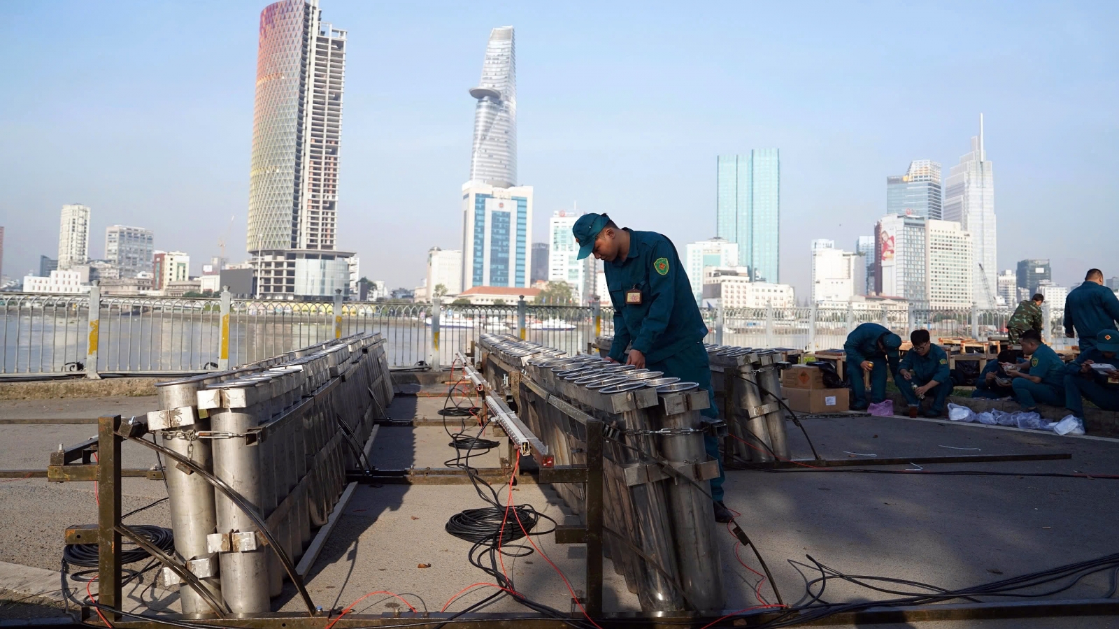 HCM City fireworks sites ready for New Year 2026 launch