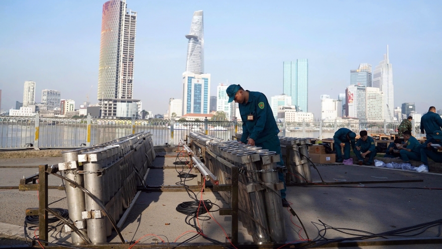 HCM City fireworks sites ready for New Year 2026 launch