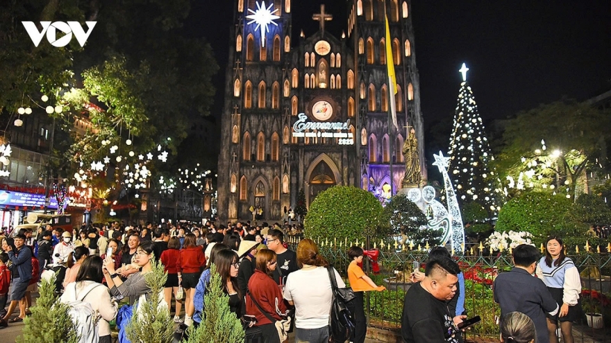 Hanoi’s St. Joseph’s Cathedral glows ahead of Christmas 2025