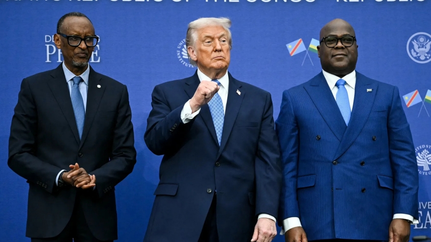 Congo và Rwanda ký thoả thuận hoà bình với sự chứng kiến của ông Trump