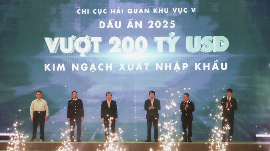 Vượt 200 tỷ USD xuất nhập khẩu: Hải quan khu vực V ghi dấu bước ngoặt phát triển