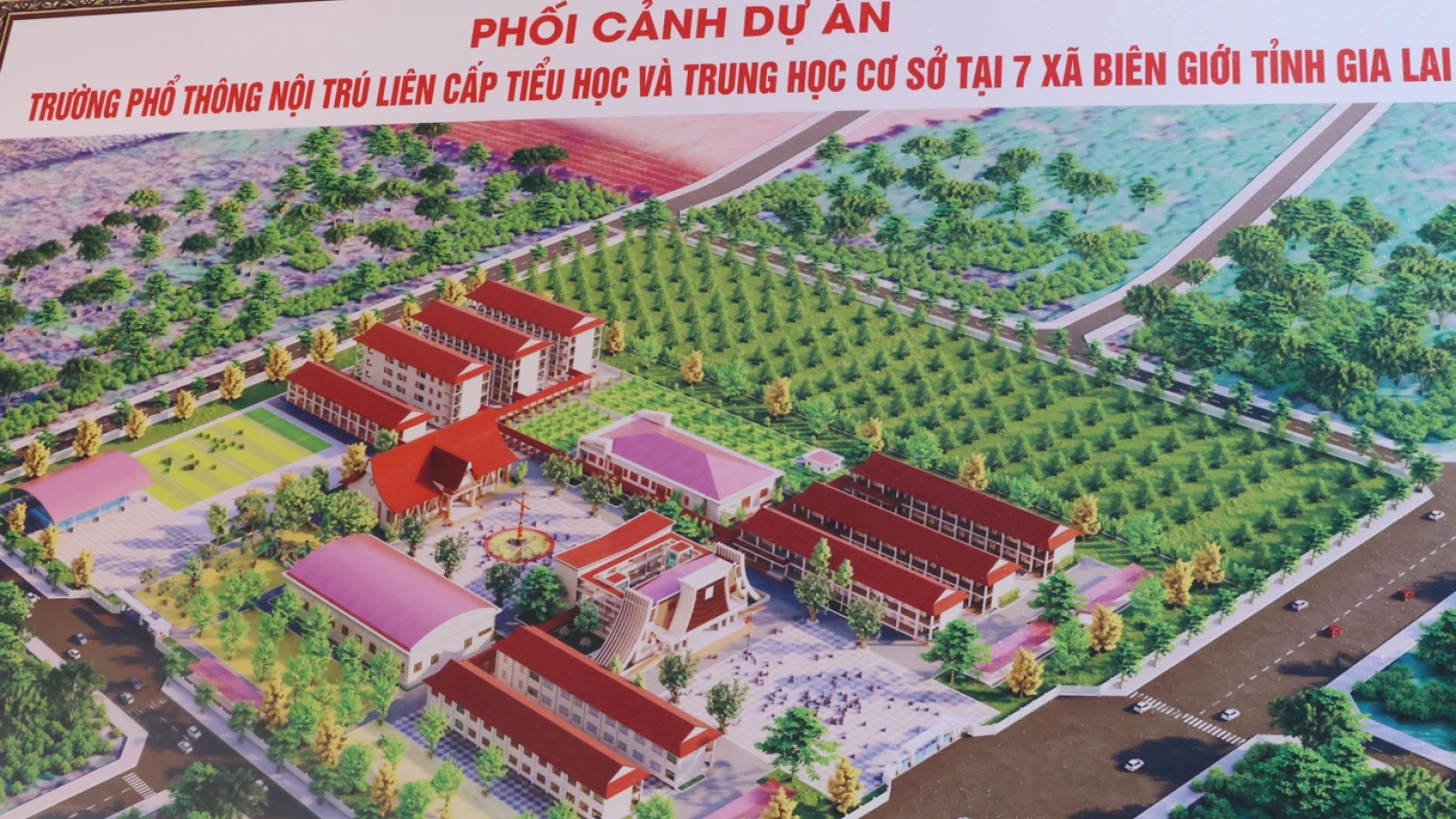 Chung tay xây dựng trường, chăm lo cho trẻ em vùng dân tộc thiểu số Gia Lai