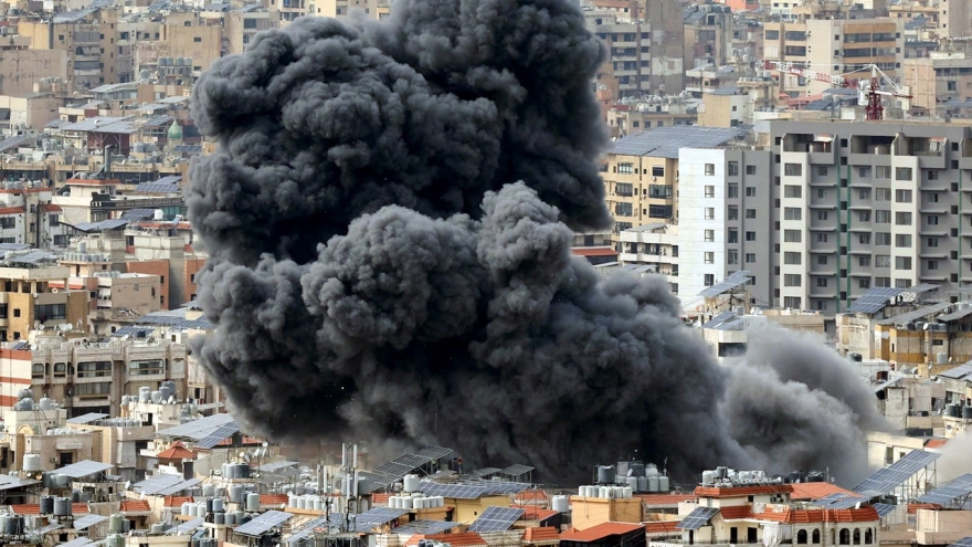 Chiến sự Trung Đông: Israel đẩy mạnh tấn công vào Lebanon