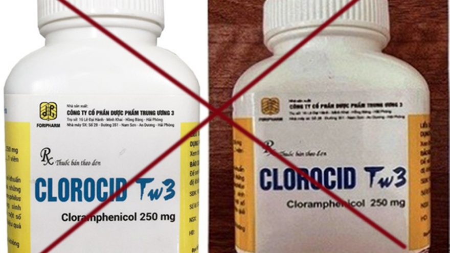 Cảnh báo thuốc giả Clorocid TW3 và yêu cầu thu hồi khẩn