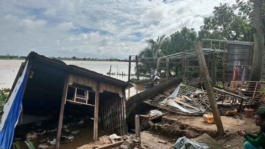 An Giang: 106 vụ sạt lở trong năm gây thiệt hại khoảng 12 tỷ đồng