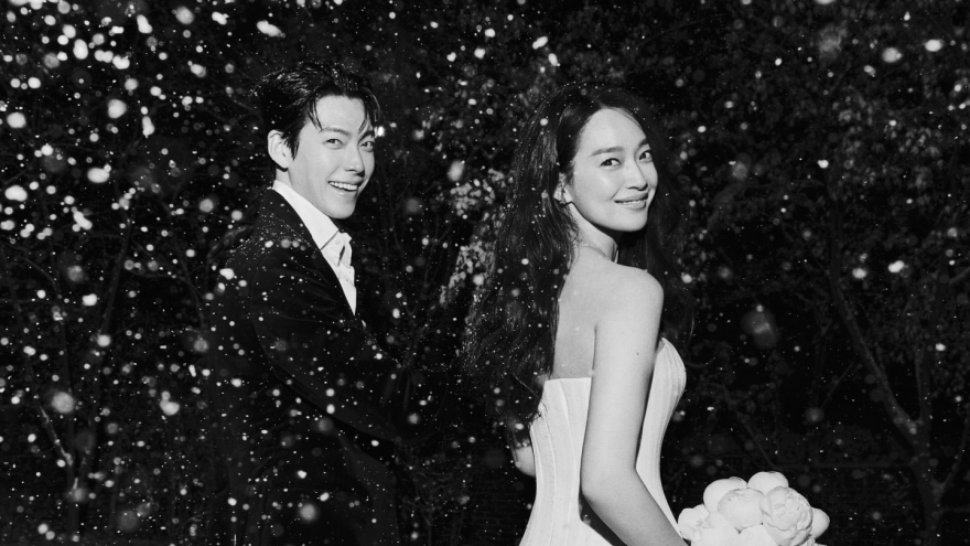 Ảnh cưới Kim Woo Bin – Shin Min Ah “đốn tim” mạng xã hội ngày trọng đại