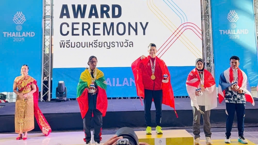 Wushu athletes take two golds for Vietnam at SEA Games 33
