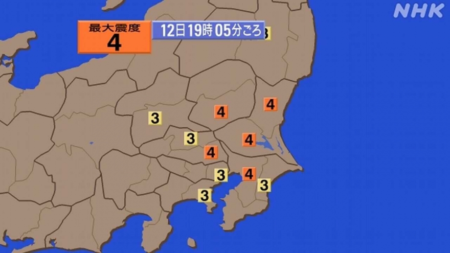 Nhật Bản tiếp tục rung chuyển vì động đất mạnh lần thứ hai trong ngày