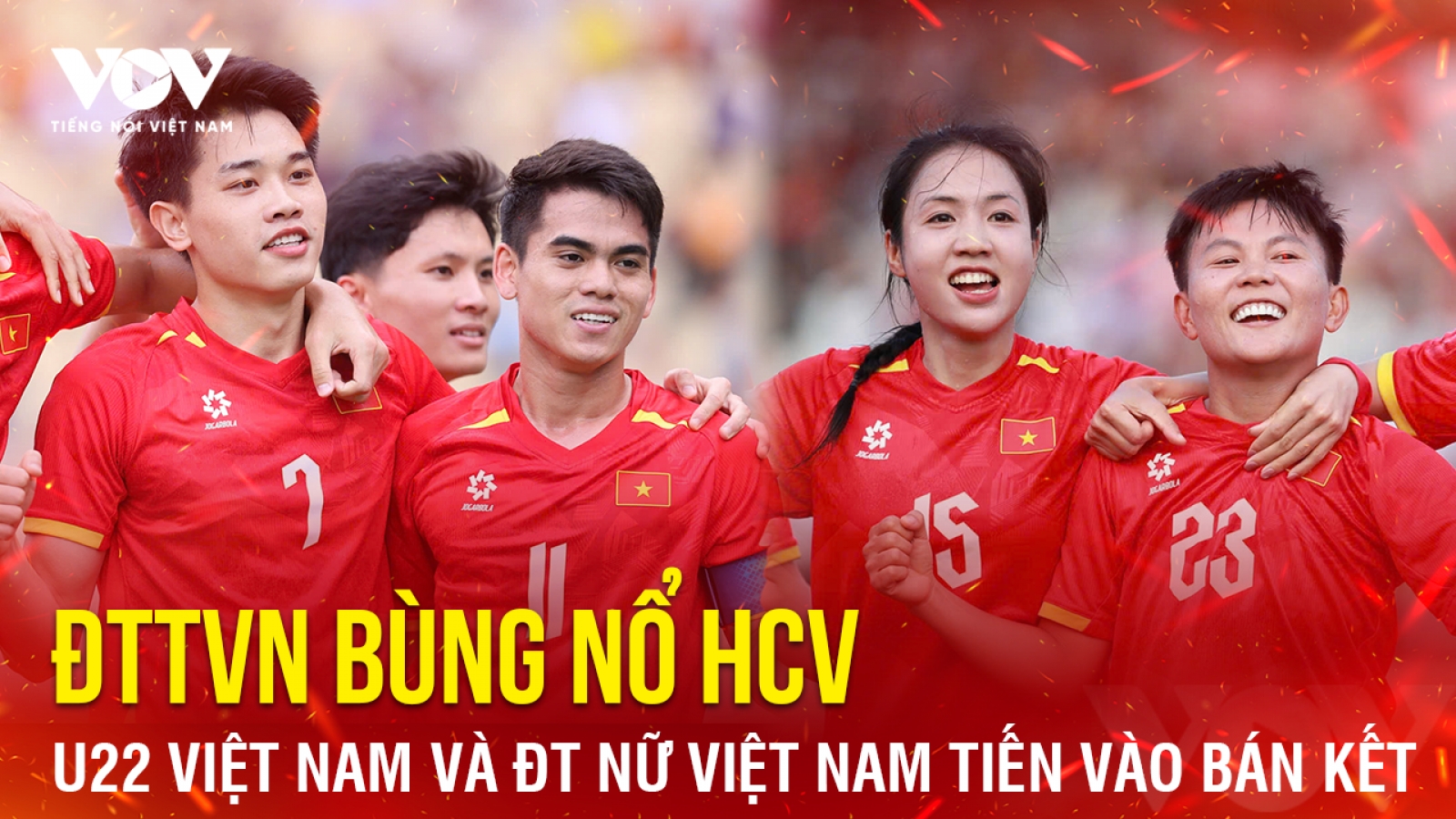 Bản tin SEA Games 33 ngày 11/12: ĐTTVN bùng nổ HCV, U22 Việt Nam vào bán kết