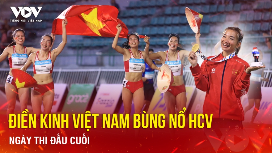 Bản tin SEA Games 33 ngày 16/12: Điền kinh Việt Nam bùng nổ HCV ngày thi đấu cuối
